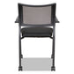 Alera Alera Eikon Series Stacking Mesh Guest Chair 20.86 X 24.01 X 33.07 Black Seat Black Back Black Base 2/carton - Furniture - Alera®