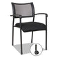 Alera Alera Eikon Series Stacking Mesh Guest Chair 20.86 X 24.01 X 33.07 Black Seat Black Back Black Base 2/carton - Furniture - Alera®