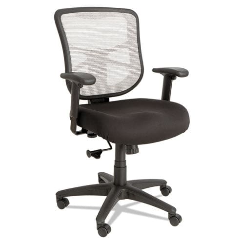 Alera Alera Elusion Series Mesh Mid-back Swivel/tilt Chair Supports Up To 275 Lb 17.9 To 21.6 Seat Height Black - Furniture - Alera®