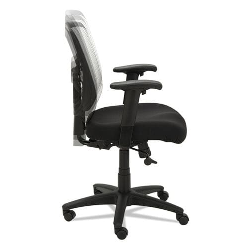 Alera Alera Elusion Series Mesh Mid-back Swivel/tilt Chair Supports Up To 275 Lb 17.9 To 21.6 Seat Height Black - Furniture - Alera®