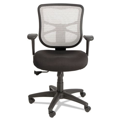 Alera Alera Elusion Series Mesh Mid-back Swivel/tilt Chair Supports Up To 275 Lb 17.9 To 21.6 Seat Height Black - Furniture - Alera®