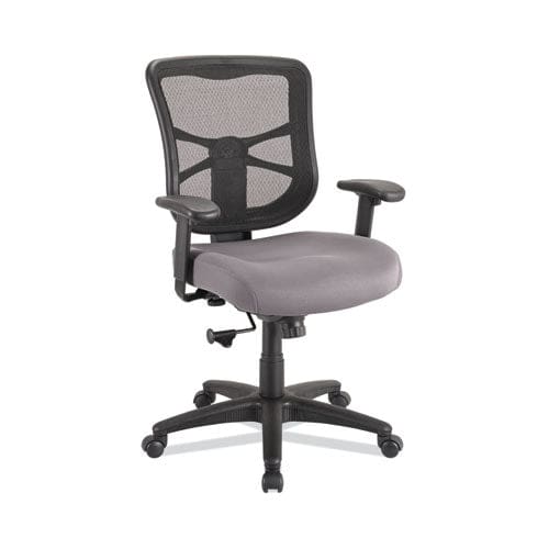 Alera Alera Elusion Series Mesh Mid-back Swivel/tilt Chair Supports Up To 275 Lb 17.9 To 21.8 Seat Height Gray Seat - Furniture - Alera®