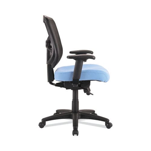 Alera Alera Elusion Series Mesh Mid-back Swivel/tilt Chair Supports Up To 275 Lb 17.9 To 21.8 Seat Height Light Blue Seat - Furniture -