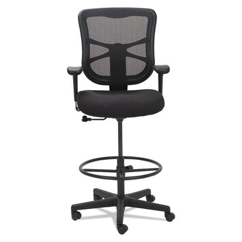 Alera Alera Elusion Series Mesh Stool Supports Up To 275 Lb 22.6 To 31.6 Seat Height Black - Office - Alera®