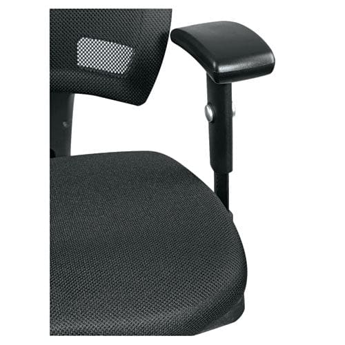 Alera Alera Epoch Series Fabric Mesh Multifunction Chair Supports Up To 275 Lb 17.63 To 22.44 Seat Height Black - Furniture - Alera®