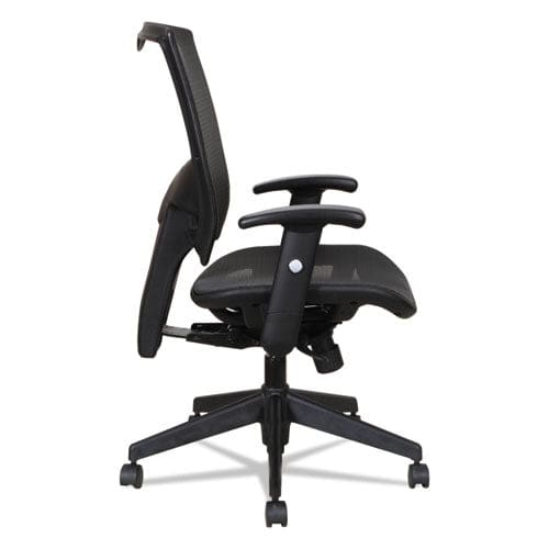 Alera Alera Epoch Series Suspension Mesh Multifunction Chair Supports Up To 275 Lb 16.25 To 21.06 Seat Height Black - Furniture - Alera®