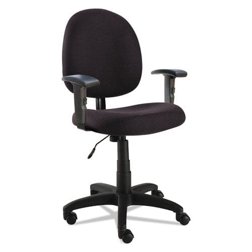 Alera Alera Essentia Series Swivel Task Chair With Adjustable Arms Supports Up To 275 Lb 17.71 To 22.44 Seat Height Black - Furniture -