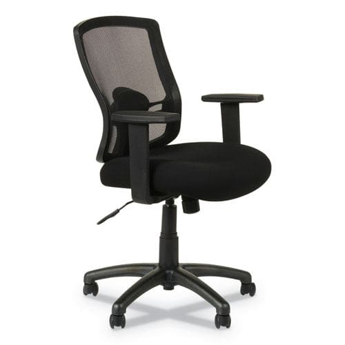 Alera Alera Etros Series Mesh Mid-back Chair Supports Up To 275 Lb 18.03 To 21.96 Seat Height Black - Furniture - Alera®