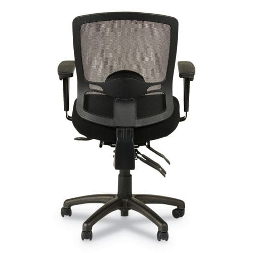 Alera Alera Etros Series Mesh Mid-back Petite Multifunction Chair Supports Up To 275 Lb 17.16 To 20.86 Seat Height Black - Furniture -