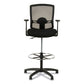 Alera Alera Etros Series Mesh Stool Supports Up To 275 Lb 25.19 To 35.23 Seat Height Black - Office - Alera®