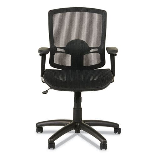 Alera Alera Etros Series Suspension Mesh Mid-back Synchro Tilt Chair Supports Up To 275 Lb 15.74 To 19.68 Seat Height Black - Furniture -