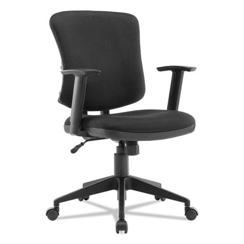 Alera Alera Everyday Task Office Chair Bonded Leather Seat/back Supports Up To 275 Lb 17.6 To 21.5 Seat Height Black - Furniture - Alera®