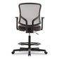 Alera Alera Everyday Task Stool Fabric Seat Mesh Back Supports Up To 275 Lb 20.9 To 29.6 Seat Height Black - Office - Alera®