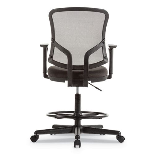 Alera Alera Everyday Task Stool Fabric Seat Mesh Back Supports Up To 275 Lb 20.9 To 29.6 Seat Height Black - Office - Alera®