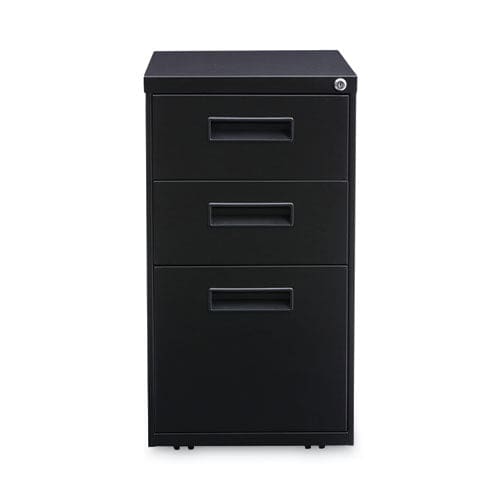 Alera File Pedestal Left Or Right 3-drawers: Box/box/file Legal/letter Black 14.96 X 19.29 X 27.75 - Furniture - Alera®