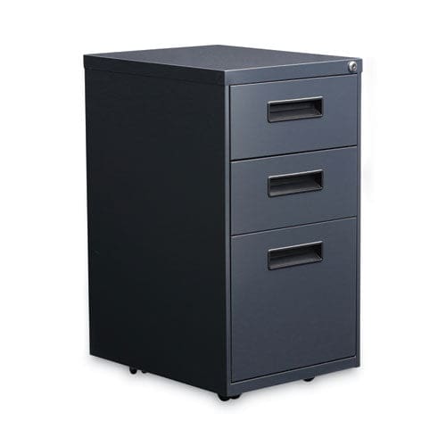 Alera File Pedestal Left Or Right 3-drawers: Box/box/file Legal/letter Charcoal 14.96 X 19.29 X 27.75 - Furniture - Alera®