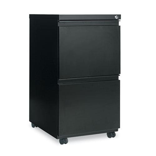 Alera File Pedestal With Full-length Pull Left Or Right 2 Legal/letter-size File Drawers Black 14.96 X 19.29 X 27.75 - Furniture - Alera®