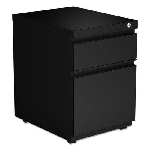 Alera File Pedestal With Full-length Pull Left Or Right 2 Legal/letter-size File Drawers Black 14.96 X 19.29 X 27.75 - Furniture - Alera®