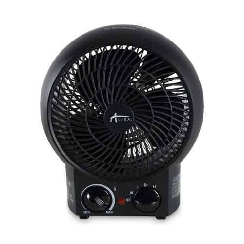 Alera Heater Fan 1,500 W 8.25 X 4.37 X 9.5 Black - Janitorial & Sanitation - Alera®