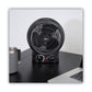 Alera Heater Fan 1,500 W 8.25 X 4.37 X 9.5 Black - Janitorial & Sanitation - Alera®