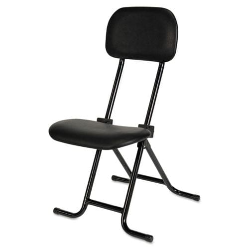 Alera Alera Il Series Height-adjustable Folding Stool Supports Up To 300 Lb 27.5 Seat Height Black - Office - Alera®