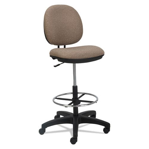 Alera Alera Interval Series Swivel Task Stool Supports Up To 275 Lb 23.93 To 34.53 Seat Height Black Fabric - Office - Alera®