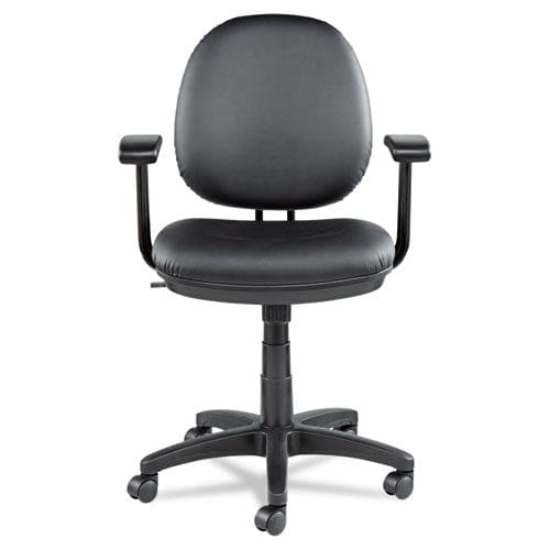 Alera Alera Interval Series Swivel/tilt Task Chair Bonded Leather Seat/back Up To 275 Lb 18.11 To 23.22 Seat Height Black - Furniture -