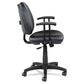 Alera Alera Interval Series Swivel/tilt Task Chair Bonded Leather Seat/back Up To 275 Lb 18.11 To 23.22 Seat Height Black - Furniture -