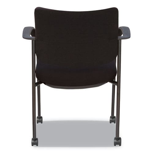 Alera Alera Iv Series Fabric Back/seat Guest Chairs 24.8 X 22.83 X 32.28 Black Seat Black Back Black Base 2/carton - Furniture - Alera®