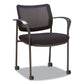 Alera Alera Iv Series Fabric Back/seat Guest Chairs 24.8 X 22.83 X 32.28 Black Seat Black Back Black Base 2/carton - Furniture - Alera®