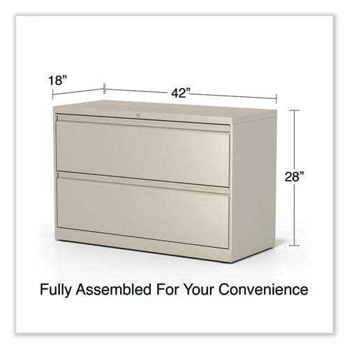 Alera Lateral File 2 Legal/letter-size File Drawers Putty 42 X 18.63 X 28 - Furniture - Alera®