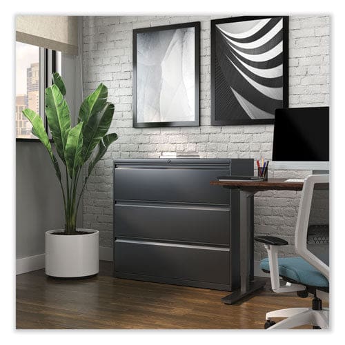 Alera Lateral File 3 Legal/letter/a4/a5-size File Drawers Charcoal 42 X 18.63 X 40.25 - Furniture - Alera®