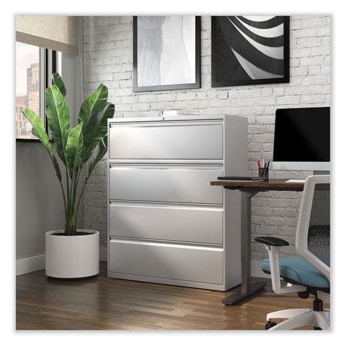 Alera Lateral File 4 Legal/letter-size File Drawers Light Gray 42 X 18.63 X 52.5 - Furniture - Alera®