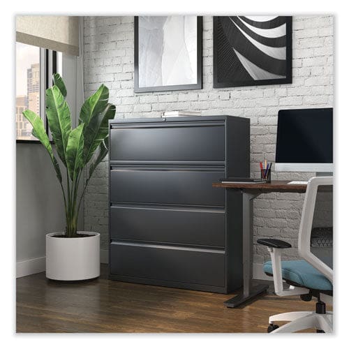 Alera Lateral File 4 Legal/letter/a4/a5-size File Drawers Charcoal 42 X 18.63 X 52.5 - Furniture - Alera®