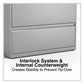 Alera Lateral File 5 Legal/letter/a4/a5-size File Drawers Light Gray 36 X 18.63 X 67.63 - Furniture - Alera®