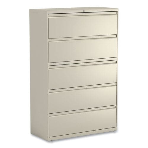 Alera Lateral File 5 Legal/letter/a4/a5-size File Drawers Putty 42 X 18.63 X 67.63 - Furniture - Alera®