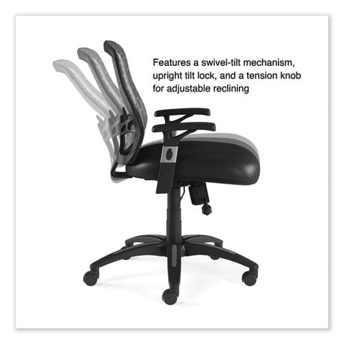 Alera Linhope Chair Supports Up To 275 Lb Black Seat/back Black Base - Furniture - Alera®