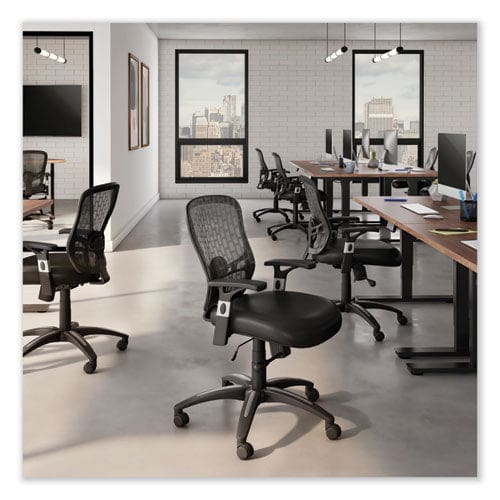 Alera Linhope Chair Supports Up To 275 Lb Black Seat/back Black Base - Furniture - Alera®