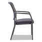 Alera Alera Mesh Guest Stacking Chair 26 X 25.6 X 36.2 Black Seat Black Back Black Base - Furniture - Alera®