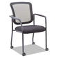 Alera Alera Mesh Guest Stacking Chair 26 X 25.6 X 36.2 Black Seat Black Back Black Base - Furniture - Alera®