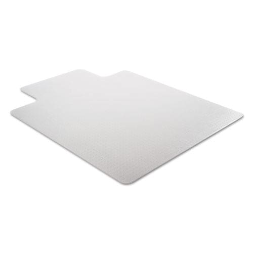 Alera Moderate Use Studded Chair Mat For Low Pile Carpet 45 X 53 Wide Lipped Clear - Furniture - Alera®