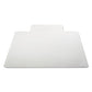 Alera Moderate Use Studded Chair Mat For Low Pile Carpet 45 X 53 Wide Lipped Clear - Furniture - Alera®