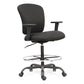 Alera Alera Mota Series Big And Tall Stool Supports Up To 450 Lb 28.74 To 32.67 Seat Height Black - Office - Alera®