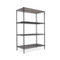 Alera Nsf Certified Industrial Four-shelf Wire Shelving Kit 36w X 24d X 72h Silver - Office - Alera®