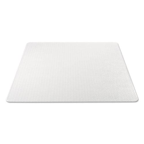 Alera Occasional Use Studded Chair Mat For Flat Pile Carpet 46 X 60 Rectangular Clear - Furniture - Alera®