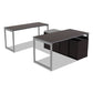 Alera Alera Open Office Desk Series Adjustable O-leg Desk Base 47.25 To 70.78w X 23.63d X 28.5h Silver - Furniture - Alera®