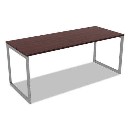 Alera Alera Open Office Desk Series Adjustable O-leg Desk Base 47.25 To 70.78w X 29.5d X 28.5h Silver - Furniture - Alera®