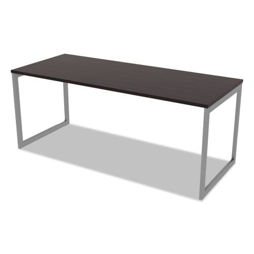 Alera Alera Open Office Desk Series Adjustable O-leg Desk Base 47.25 To 70.78w X 29.5d X 28.5h Silver - Furniture - Alera®