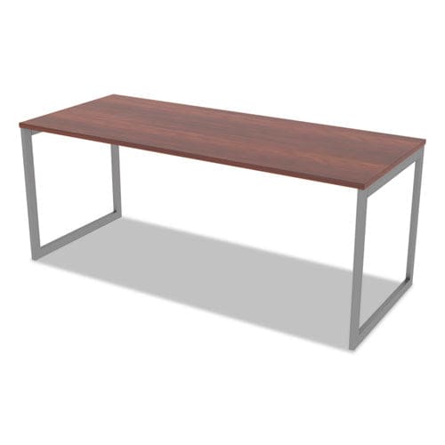 Alera Alera Open Office Desk Series Adjustable O-leg Desk Base 47.25 To 70.78w X 29.5d X 28.5h Silver - Furniture - Alera®