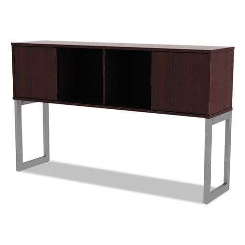 Alera Alera Open Office Desk Series Hutch 59w X 15d X 36.38h Mahogany - Furniture - Alera®